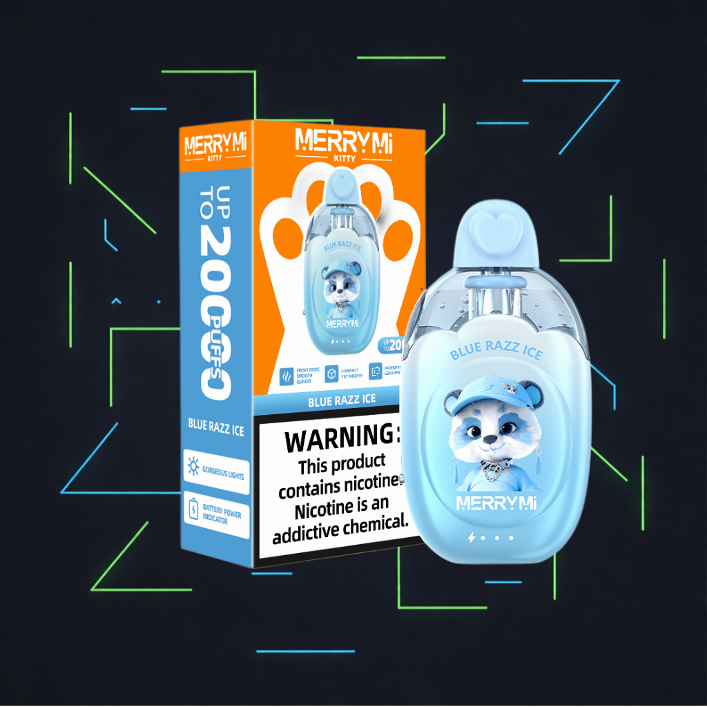 MerryMi Kitty 20K – Blue Razz Ice